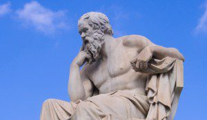 ‘The Trial of Socrates’ by Alan Steinle 3 ‘Portrait of a God’ by Evan Mantyk