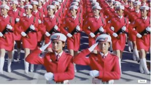 On Chinese Troops Marching in May Day Parade