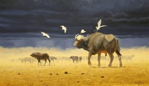 ‘Summer Showers in the African Savanna’ by Nivedita Karthik