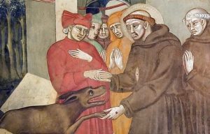 ‘Saint Francis and the Wolf of Gubbio’ by Alan Sugar