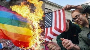 ‘The Burning of a Flag’ by Bruce Dale Wise