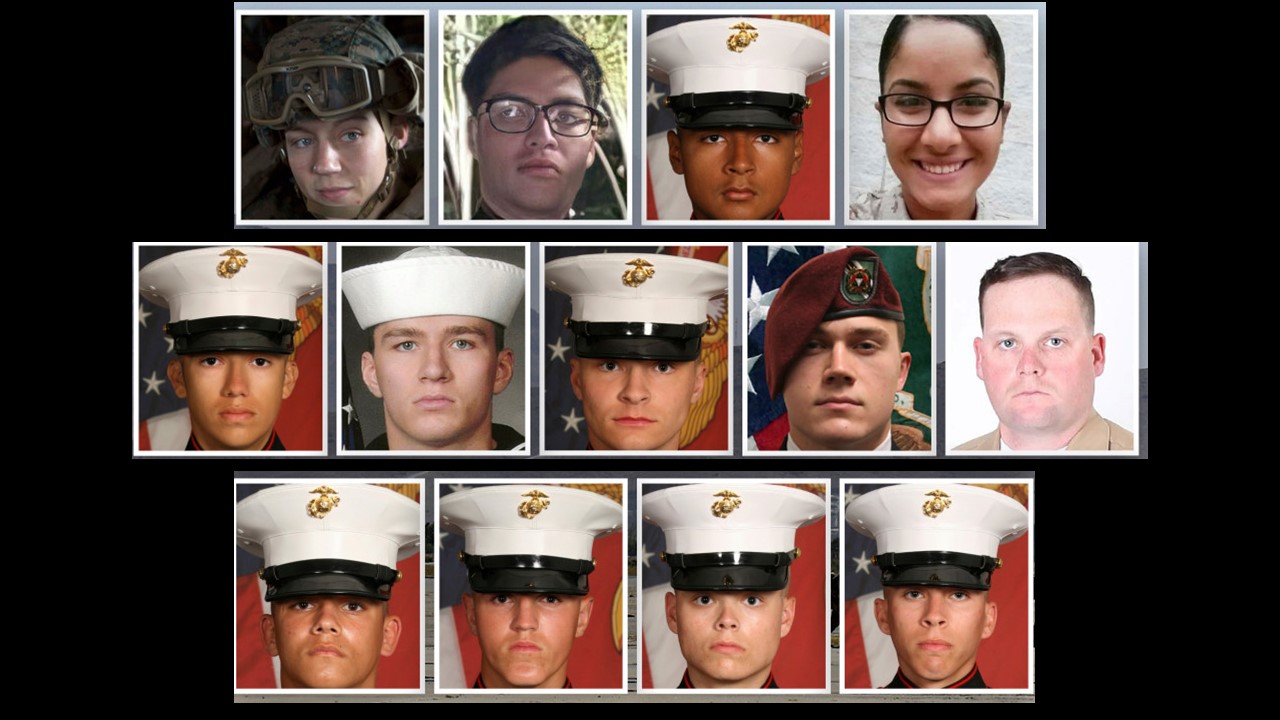 A Poem in Honor of the 13 U.S. Servicemen Who Died in Afghanistan, by Bruce Dale Wise