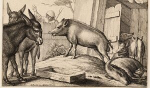 ‘Because He Could Not Jump’ adapted from Lewis Carroll’s ‘The Pig’ by Beverly Stock