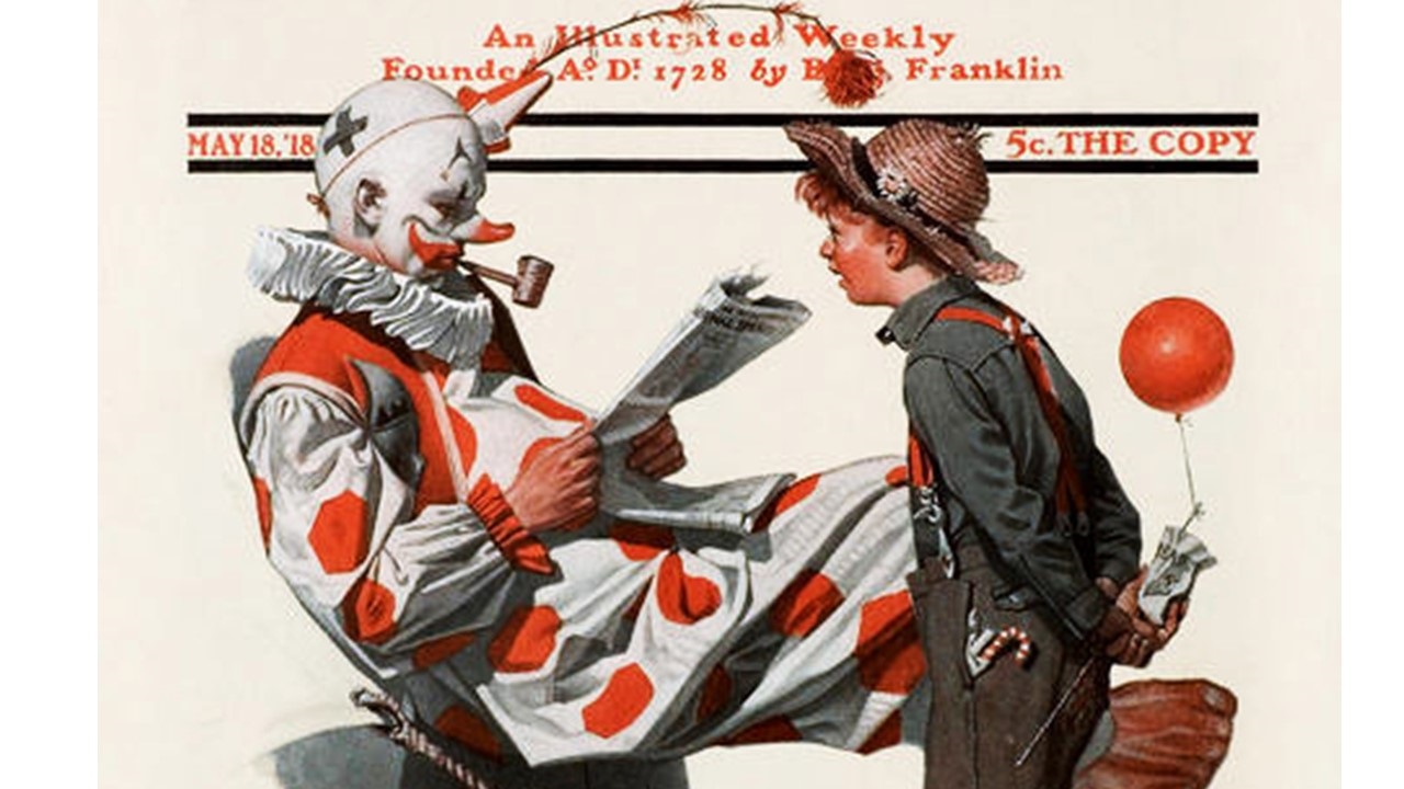 ‘Clowns Teach Writing Classes’ by Janice Canerdy