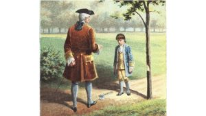 ‘Washington and the Cherry Tree’: Excerpt from the Mock Epic Poem by Andrew Benson Brown