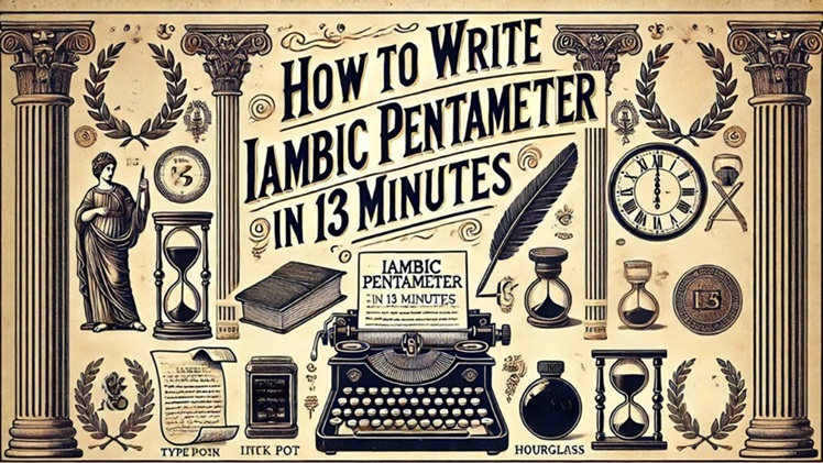 How to Write Iambic Pentameter in 13 Minutes: A Video by Andrew Benson Brown