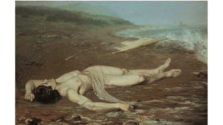 'Cause of Death': A Poem by C.B. Anderson 1 a depiction of Leander's body washed ashore, by J.A.G. Acke