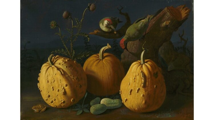 "Still Life with Pumpkins and Cucumbers" by Štefan Michal-Vörös Izbighy