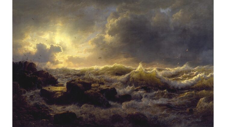 "Clearing Up—Coast of Sicily" by Andreas Achenbach