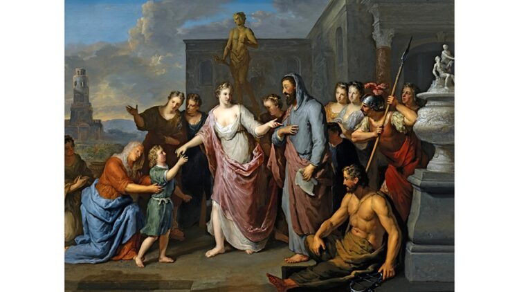 'Meeting Alexander': A Poem by David Whippman 1 a depiction of Alexander's mother Olympias presenting the young Alexander the Great to Aristotle, by Gerard Hoet