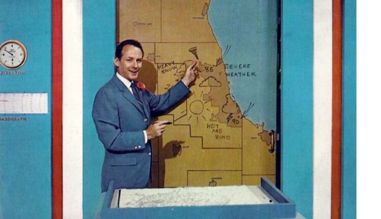TV weatherman still (public domain)