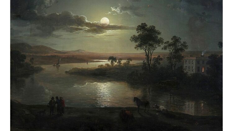 evening scene by Abraham Pether
