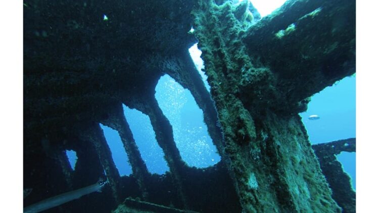 'The Mystery That Is You' and Other Poetry by Paul Buchheit 1 photo from within a sunken ship's hull (public domain)