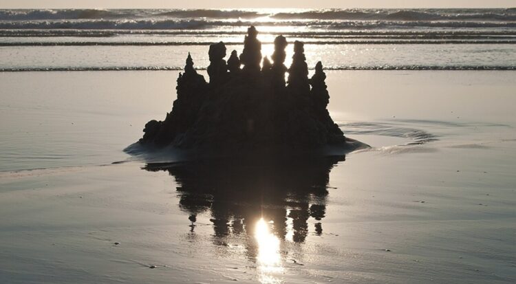sandcastle photo by Vyacheslav Argenberg