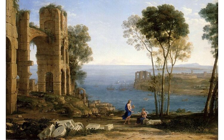 "Apollo and the Cumaean Sibyl" by Claude Lorrain