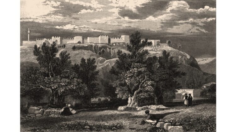 'King Cyrus Issues an Edict' and Other Poetry by Brian Yapko 1 "Walls of Old Jerusalem" by Adrien Egron