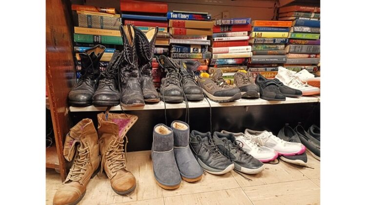 photo of shoes and boots (public domain)
