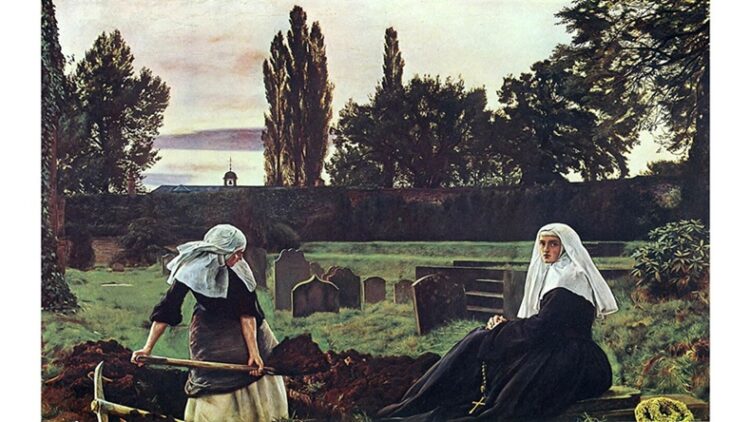 'The Gravedigger': A Poem by Marie Burdett 1 "The Vale of Rest" by John Everett Millais