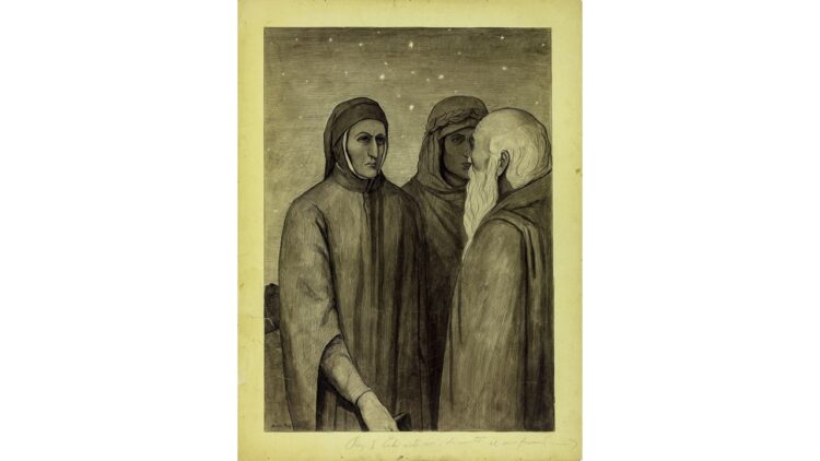 Cato of Utica: Canto I of Dante's Purgatory, Translated by Stephen Binns 1 Divina Commedia - Purgatorio, Canto 01, illustration by Manfredo Manfredini
