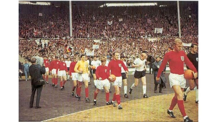 'An Englishman to World Cups Past': A Poem by Paul A. Freeman 1 a still of English and West German teams at 1966 World Cup (public domain)