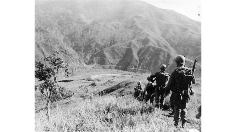 'The Ballad of the Ghost Mountain Boys': A Poem by Rachel Lott 1 photo of men of the 126th infantry in the Philippines in 1945 (public domain)