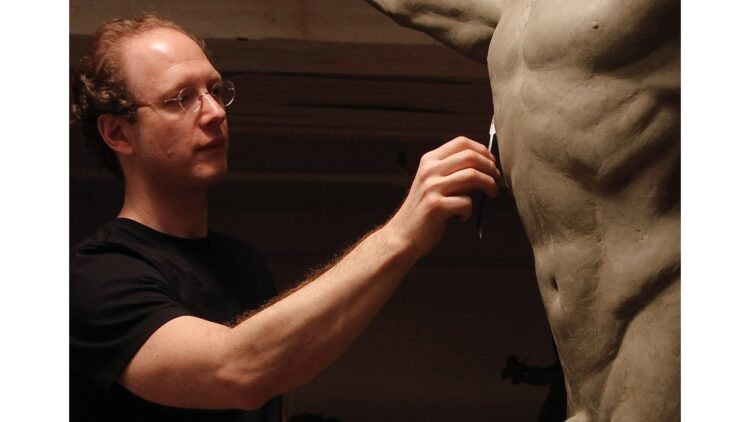 a photo of sculptor Sabin Howard (Howard's wife)