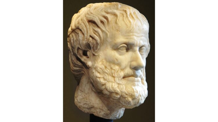 'A Prayer of Aristotle': A Poem by Margaret Coats 1 a statue of Aristotle, copy based on Greek original circa 320 B.C. (public domain)
