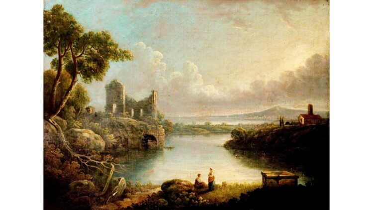 'The River & The Sea': A Poem by Rohini Sunderam 1 "River Scene with Sea and Classical Ruins" by Richard Wilson