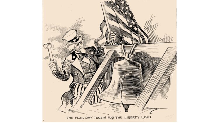 The Flag Day Tocsin for the Liberty Loan (public domain)