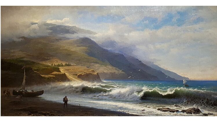 'Foam': A Poem by Josh Mitteldorf 1 "Mountains and the Sea" by Vasilyev F.A., 1872