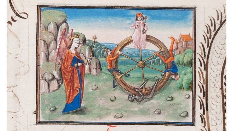 'Life Is Conflictual': A Poem by Roy E. Peterson 1 depiction of the Wheel of Fortune circa 1455