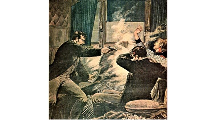 illustration from The Victorian Railway Murders (public domain)