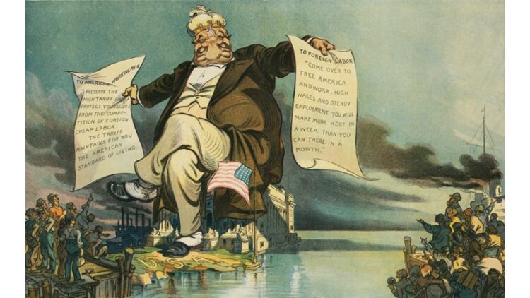 'Tactical Molting': An Election Poem by Mark F. Stone 1 The two-faced protectionist cartoon by Keppler